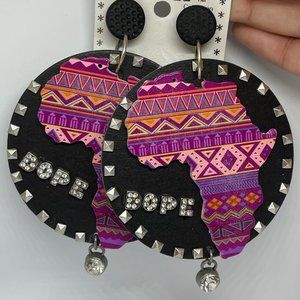 "DOPE" Africa Earrings